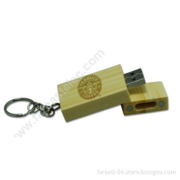 Wooden USB Flash Drive Eco-Friendly Gift USB Pen Drive (UW07)